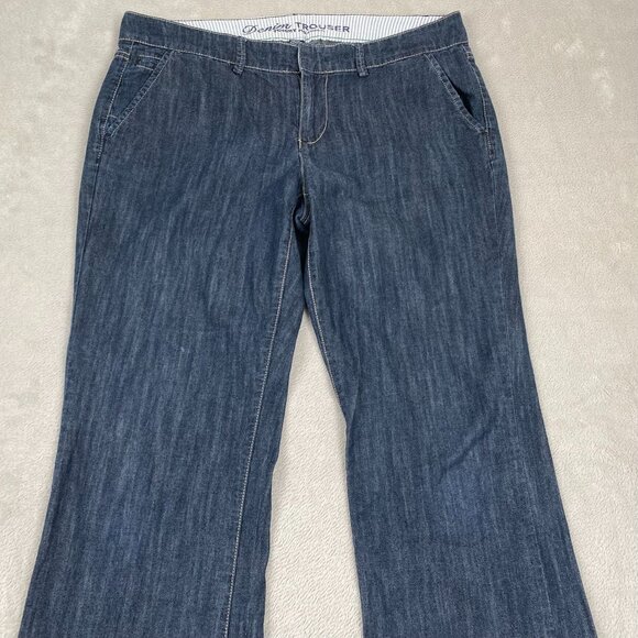 Tommy Hilfiger Woman's Denim Trouser Jeans Size 8 Straight-Leg Blue Cotton Blend - Picture 11 of 16